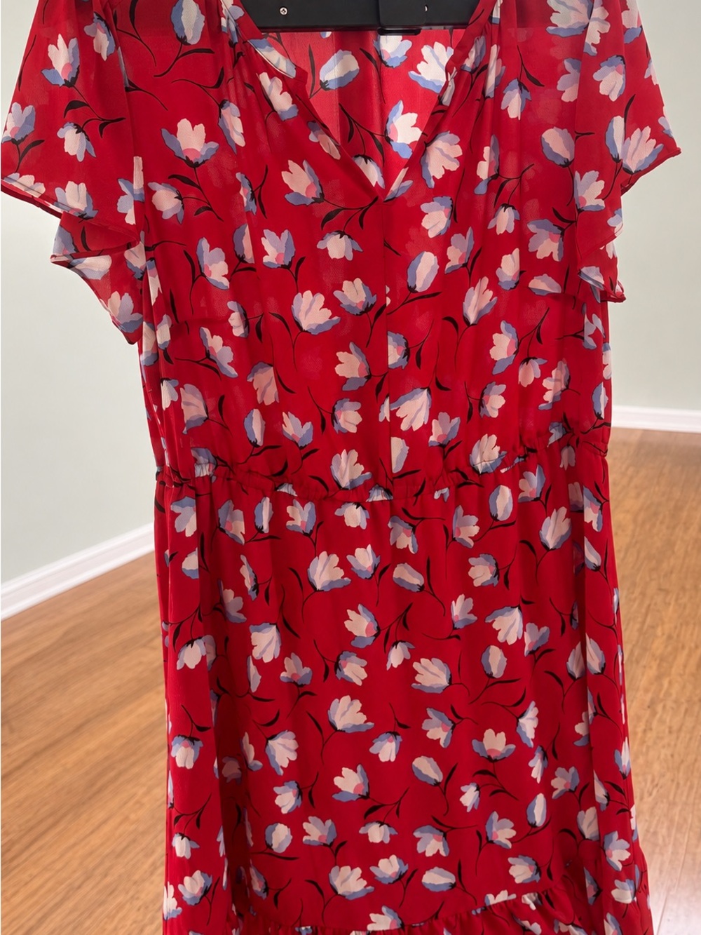 14W-P petite Talbots flattering flutter sleeve